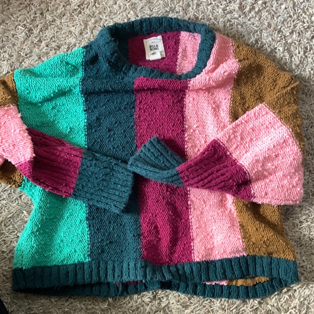 Billabong women’s striped sweater